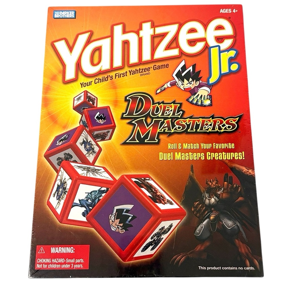 Yahtzee Jr. Parker Brothers Dual Masters Game 2004 - New Sealed